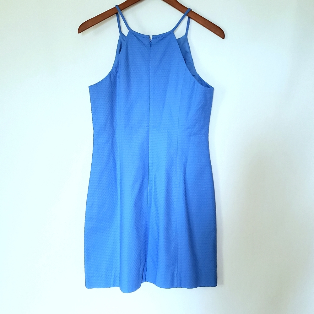 Lilly Pullitzer Pearl Shift Dress Lapis Blue Sz 6 - Picture 6 of 11